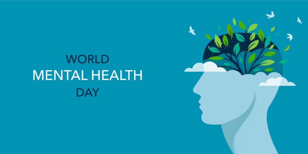 world mental health day banner