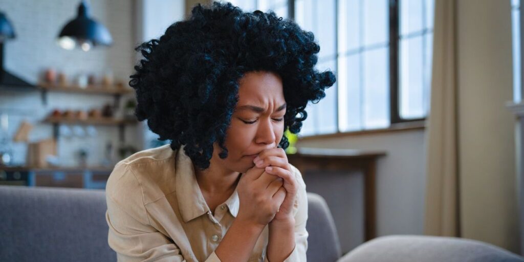 upset woman wants to quit therapy