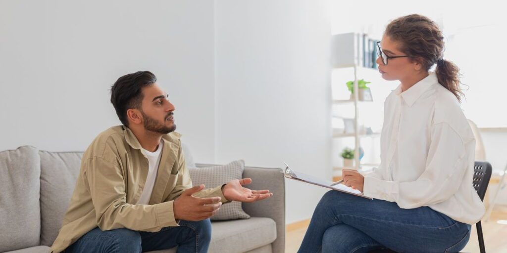 therapy session to show most effective ptsd treatment